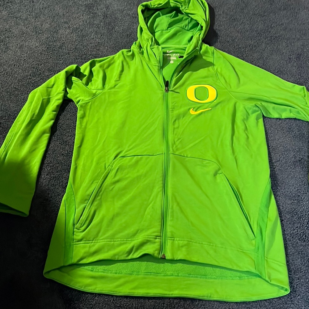 Hooded zip up Nike Dri-Fit Oregon Ducks sweatshirt